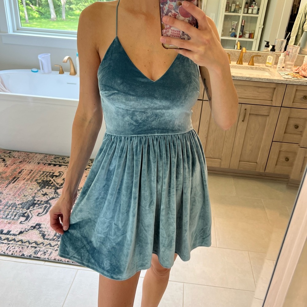 Blue Mini Dress